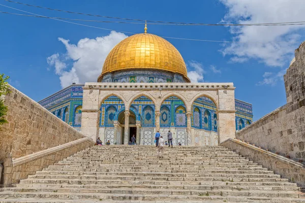 Cupola del Tempio della Roccia Monte Gerusalemme — Foto Stock