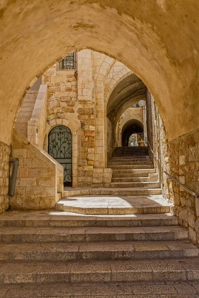 Calle antigua de Jerusalén — Foto de Stock