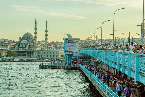 Галатський міст Стамбул — стокове фото
