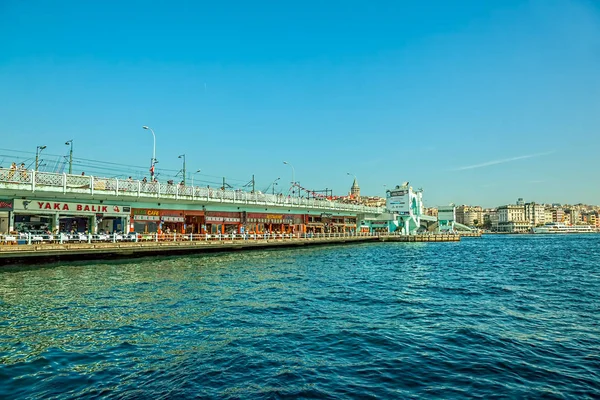Most Galata istanbul — Stock fotografie