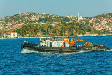 istanbul'da römorkör