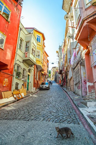 Calle antigua de Estambul - Distrito de Phanar —  Fotos de Stock