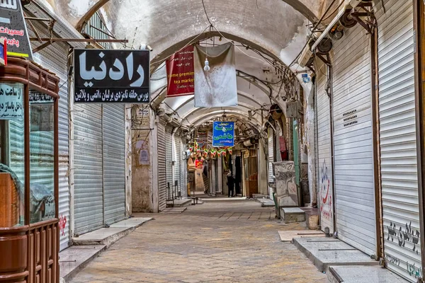 Bazar vuoto a Yazd — Foto Stock