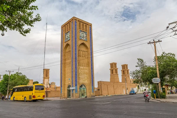 Clock tower in Yazd — Stock Photo, Image