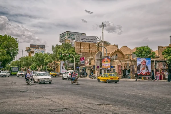 Traffico a Yazd — Foto Stock