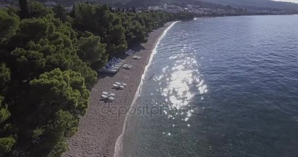 Vista aérea de Tucepi — Vídeos de Stock