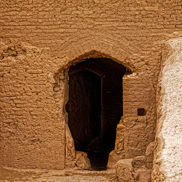 Narin Castle entrance Meybod — Stock Photo, Image