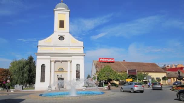 Djakovo Allerheiligen Kerk — Stockvideo