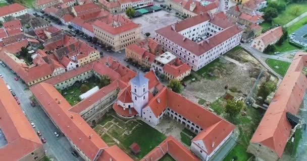 Osijek şehir hava — Stok video