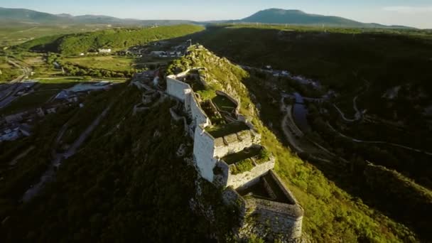 Knini erőd Horvátországban — Stock videók