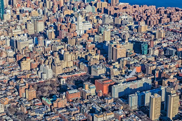 Aérea de Nueva York Manhattan — Foto de Stock