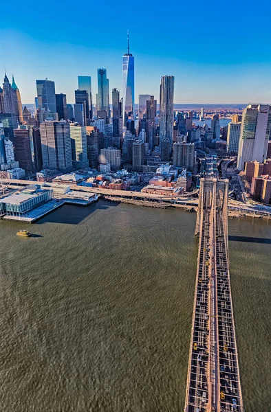 Nueva York Brooklyn puente aéreo — Foto de Stock