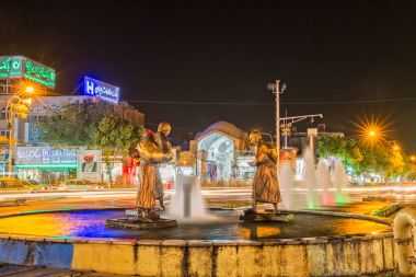 Yazd şehir gece