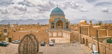 Yazd eski şehir manzaralı