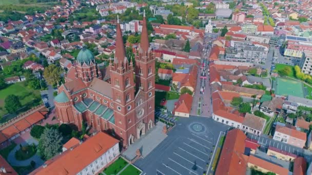 Djakovo Katedrali Aziz Peter — Stok video