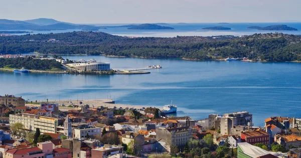 Panorama van sibenik — Stockfoto