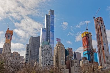New york gökdelen manzarası central Park
