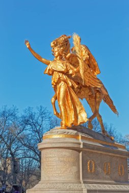 New York Central Park Sherman Anıtı heykeli