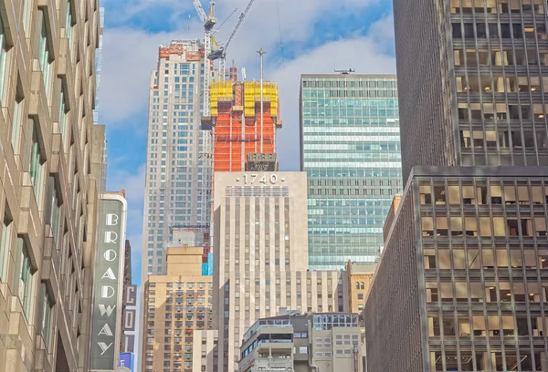 Nova Iorque Manhattan edifícios altos edifício — Fotografia de Stock