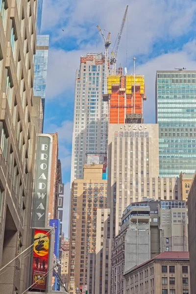 Nova Iorque Manhattan edifícios altos — Fotografia de Stock