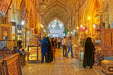 İsfahan 'daki Gheisari Çarşısı