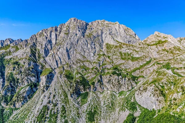Montenegro montanhas aéreas — Fotografia de Stock