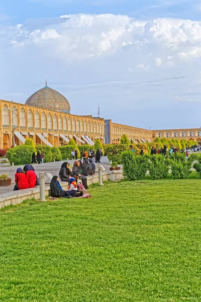 Isfahánu Imamovo náměstí při západu slunce — Stock fotografie