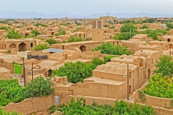 Meybod miasta lotniczych Iran — Zdjęcie stockowe