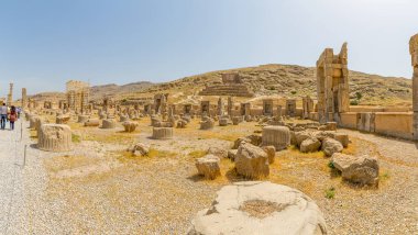 Persepolis panoramik Harabeleri