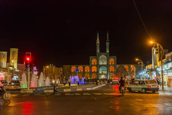 Yazd by night — Stock Photo, Image