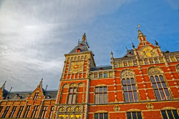 Amsterdam Centraal Station Nederland — Stockfoto