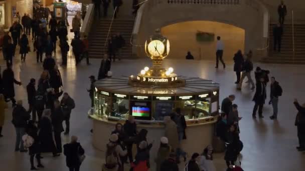 New York Grand Central Station — стоковое видео