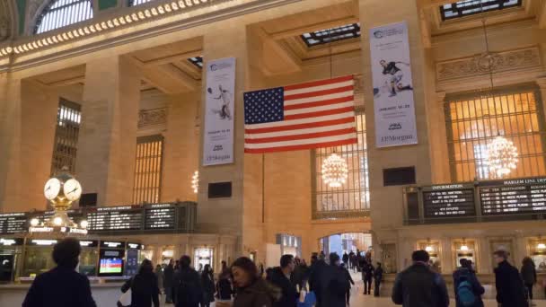 Nowy Jork Grand Central Station — Wideo stockowe