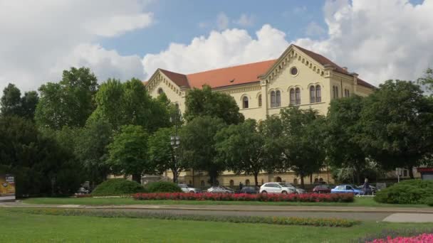 Загребский университет — стоковое видео
