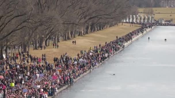 Washington Monument Obelisk Stany Zjednoczone Ameryki — Wideo stockowe