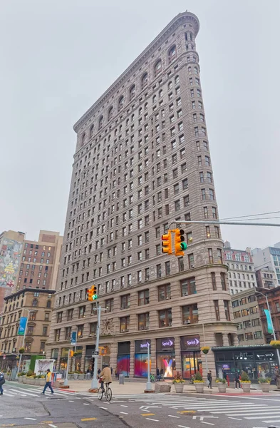 Edifício Flatiron em Nova York — Fotografia de Stock