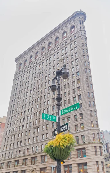 Flatiron Building in New York — Stock Photo, Image