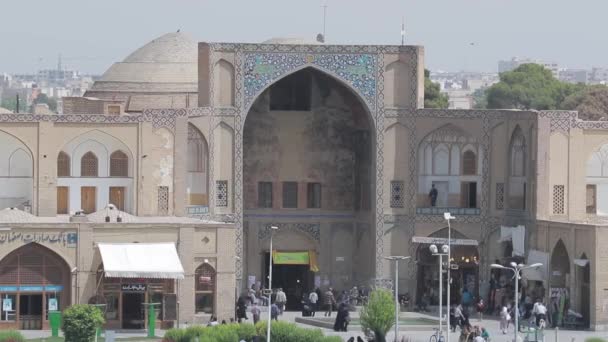 Panorama de la Plaza Imam de Isfahán — Vídeo de stock