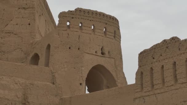 Meybod Narin Castle Iran — Stok Video
