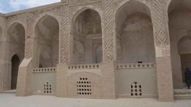 Nain old mosque architecture — Stock Video