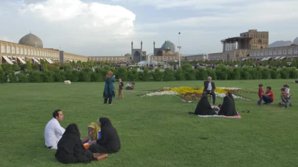 Isfahan Shah-moskee — Stockvideo