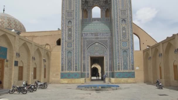 Yame moskee van Yazd — Stockvideo