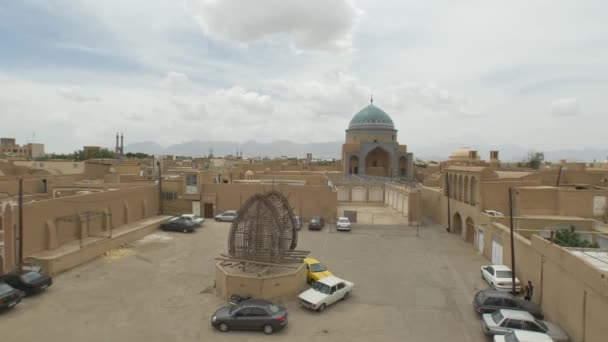 Pemandangan kota tua Yazd — Stok Video