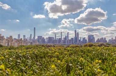 New York şehir merkezi Manhattan panoramik manzarası
