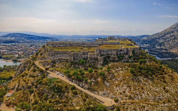 Castelo de Rozafa ruínas históricas em Shkoder Albânia — Fotografia de Stock