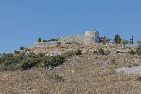 Saranda Arnavutluk 'taki Lekuresi Kalesi tarihi kalıntıları — Stok fotoğraf