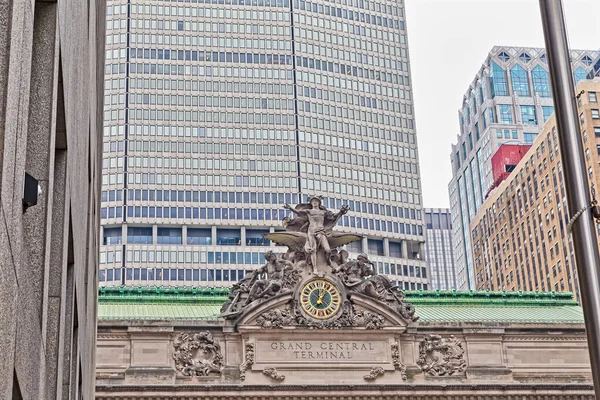 Nova Iorque Grand Central Station sinal e relógio — Fotografia de Stock