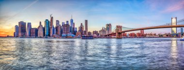 New York Manhattan Geniş Panorama