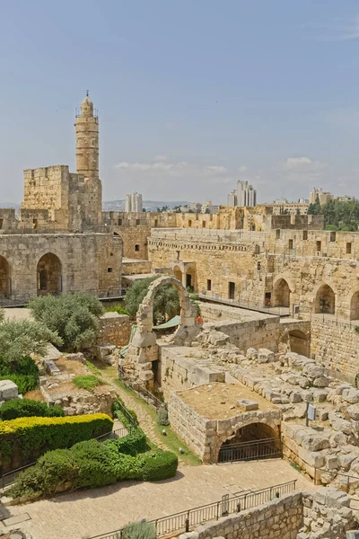 エルサレムのダビデの塔 — ストック写真