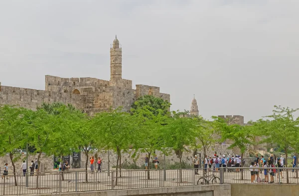 Torre de Davi em Jerusalém — Fotografia de Stock